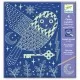 Joc creativ de razuit planse fluorescente - Noaptea