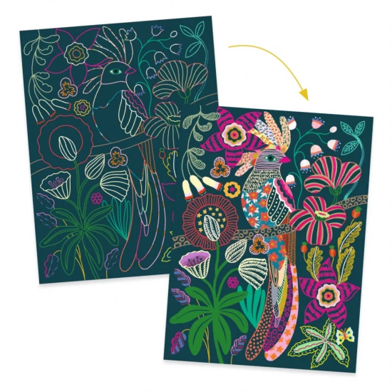 Joc creativ de razuit Rococo Djeco Joc creativ de razuit Rococo Djeco