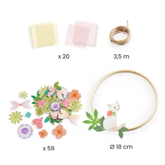 Joc creativ DIY Coronita cu flori Dalia Djeco Joc creativ DIY Coronita cu flori Dalia Djeco