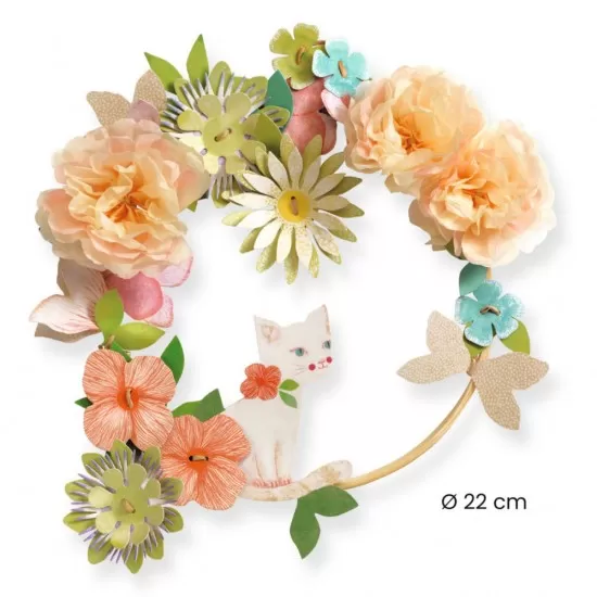 Joc creativ DIY Coronita cu flori Dalia Djeco Joc creativ DIY Coronita cu flori Dalia Djeco