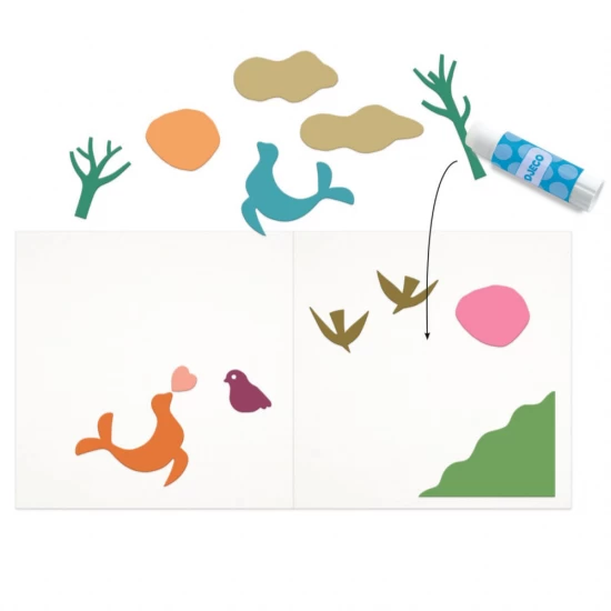 Joc creativ Little papers Djeco