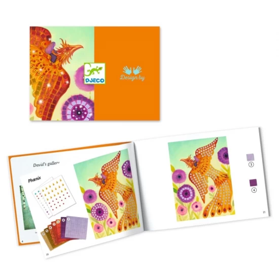 Joc creativ mozaic Creaturi mitice Djeco