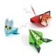 Joc creativ origami Animale saltarete Djeco