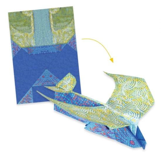 Joc creativ origami Pasari inaripate Djeco