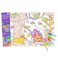 Plansa din silicon de colorat Moulin Roty