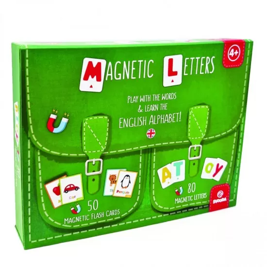 Joc cu litere magnetice - Invata alfabetul Joc cu litere magnetice - Invata alfabetul