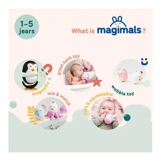 Joc cu magneti Magimals Ferma Joc cu magneti Magimals Ferma
