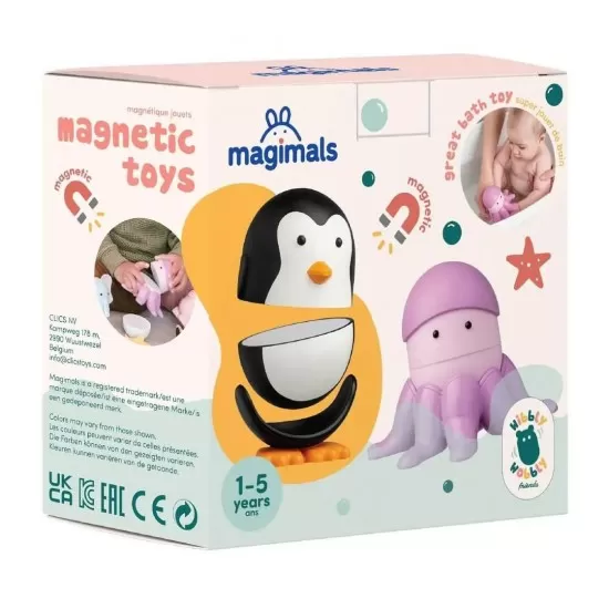 Joc cu magneti Magimals - Pinguin si caracatita Joc cu magneti Magimals - Pinguin si caracatita