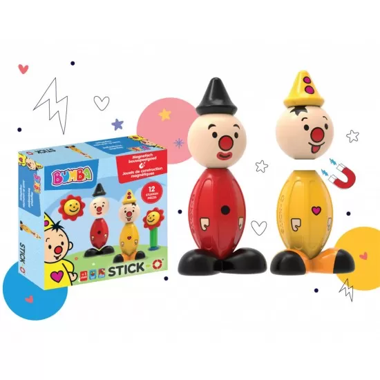 Joc cu magneti Stick-O Bumba 14 piese Joc cu magneti Stick-O Bumba 14 piese