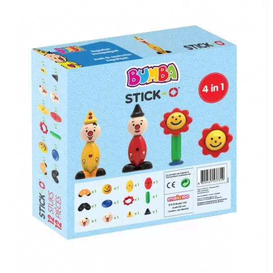 Joc cu magneti Stick-O Bumba 14 piese Joc cu magneti Stick-O Bumba 14 piese
