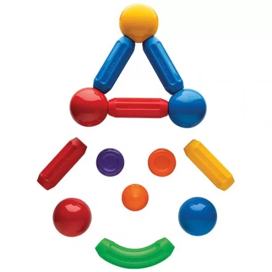 Joc de construit cu magneti Stick-O - Set de baza cu 20 piese Joc de construit cu magneti Stick-O - Set de baza cu 20 piese