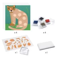 Joc cu stampile Djeco Animale