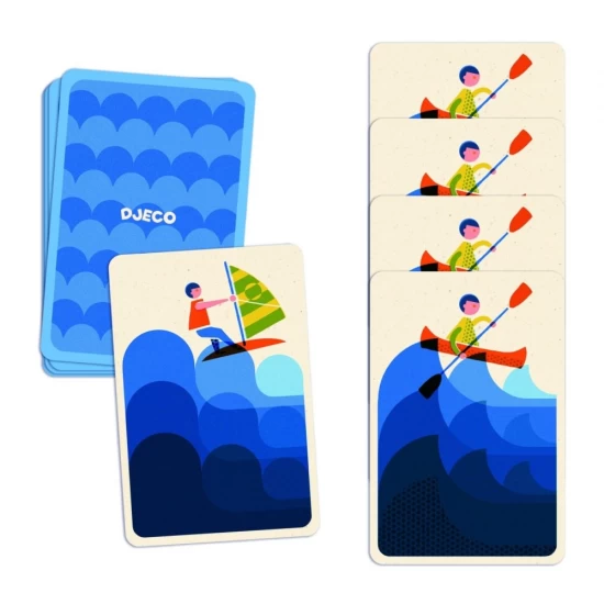 Joc de carti Aquarush Djeco Joc de carti Aquarush Djeco