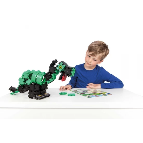 Joc de construit Clics Lumea dinozaurilor 6 in 1 Clicstoys 141 piese Joc de construit Clics Lumea dinozaurilor 6 in 1 Clicstoys 141 piese