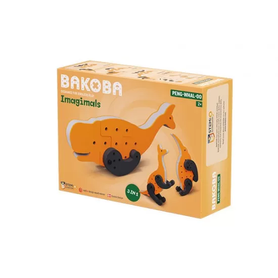 Joc de construit cu blocuri de spuma PengWhalOo Bakoba Joc de construit cu blocuri de spuma PengWhalOo Bakoba