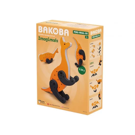 Joc de construit cu blocuri de spuma PengWhalOo Bakoba Joc de construit cu blocuri de spuma PengWhalOo Bakoba