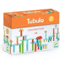 Joc de construit cu tuburi si placi Tubulo Djeco