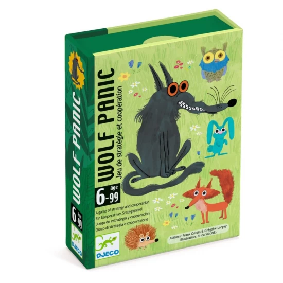 Joc de cooperare cu carti Wolf Panic Djeco