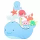 Joc de echilibru din lemn cu fauna marina Orange Tree Toys Joc de echilibru din lemn cu fauna marina Orange Tree Toys