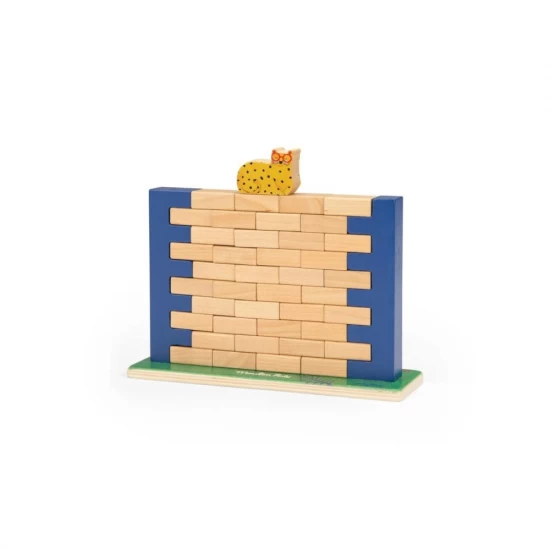 Joc de indemanare din lemn Zidul instabil, Moulin Roty, +3 ani