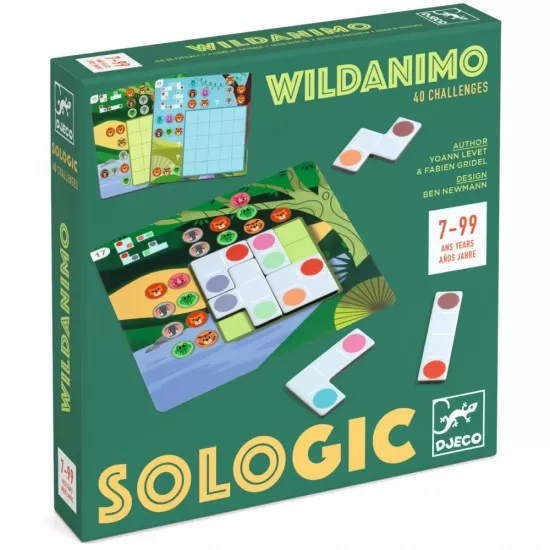 Joc de logica Djeco - Animale salbatice Joc de logica Djeco - Animale salbatice
