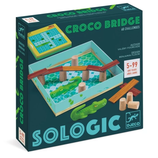 Joc de logica Podul Crocodilului Djeco Joc de logica Podul Crocodilului Djeco