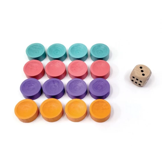 Joc de masa din lemn 2 in 1 Pinball si Ludo Svoora