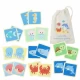 Joc de memorie din lemn cu vietati marine Orange Tree Toys