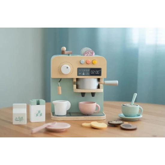 Set de joaca aparat de cafea din lemn cu accesorii UMU Toys Set de joaca aparat de cafea din lemn cu accesorii UMU Toys