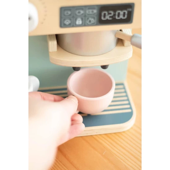 Set de joaca aparat de cafea din lemn cu accesorii UMU Toys Set de joaca aparat de cafea din lemn cu accesorii UMU Toys