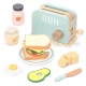 Set de joaca din lemn prajitor de paine cu accesorii 17 piese UMU Toys Set de joaca din lemn prajitor de paine cu accesorii 17 piese UMU Toys