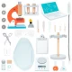 Set de joaca din lemn Laborator de cercetare 29 piese UMU Toys Set de joaca din lemn Laborator de cercetare 29 piese UMU Toys