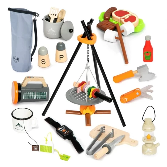 Set de camping pentru copii 45 piese UMU Toys Set de camping pentru copii 45 piese UMU Toys