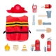 Joc de rol Set de pompier 14 piese UMU Toys Joc de rol Set de pompier 14 piese UMU Toys
