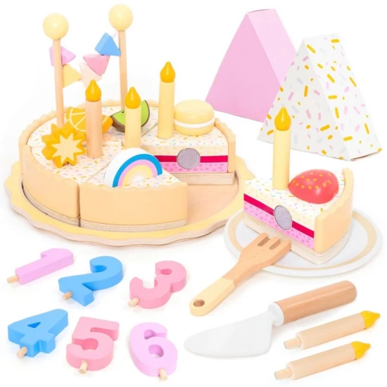 Joc de rol Tort aniversar din lemn UMU Toys