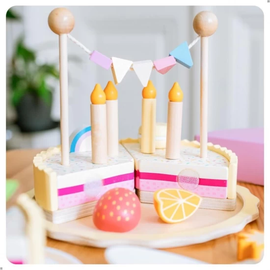 Joc de rol Tort aniversar din lemn UMU Toys
