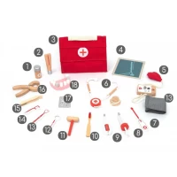 Set de joaca trusa de doctor rosie UMU Toys 18 piese