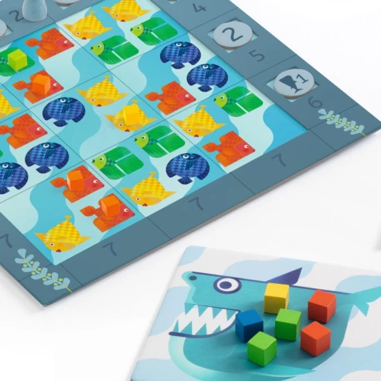 Joc de societate Fish'n shark Djeco Joc de societate Fish'n shark Djeco