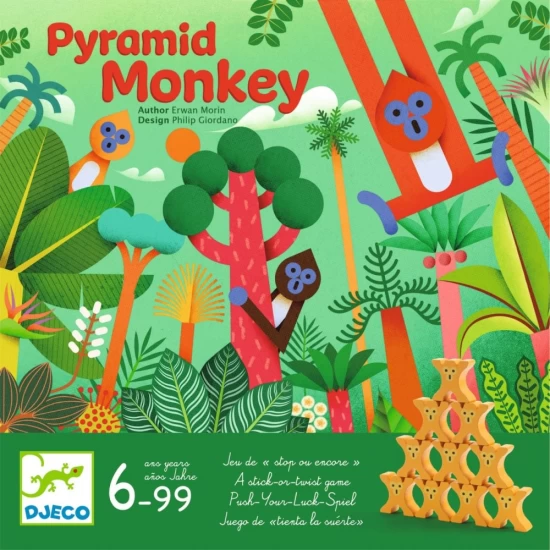 Joc de societate Pyramid Monkey Djeco Joc de societate Pyramid Monkey Djeco
