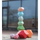Joc de stivuire pietre din lemn 16 piese UMU Toys