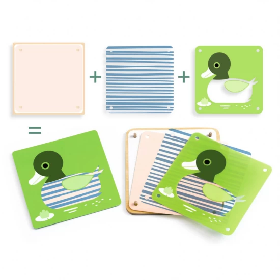 Joc educativ Animologix Djeco Joc educativ Animologix Djeco