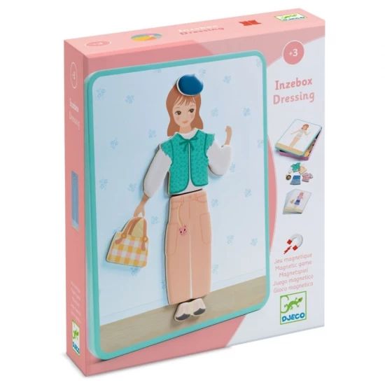 Joc educativ cu magnet de imbracat personaje Djeco