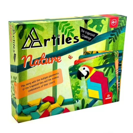 Joc educativ tip mozaic cu forme trapezoidale Natura Joc educativ tip mozaic cu forme trapezoidale Natura
