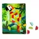 Joc educativ tip mozaic cu forme trapezoidale Natura Joc educativ tip mozaic cu forme trapezoidale Natura