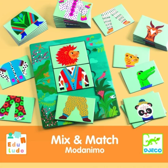 Joc educativ Eduludo Mix and Match Modanimo Djeco