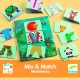 Joc educativ Eduludo Mix and Match Modanimo Djeco