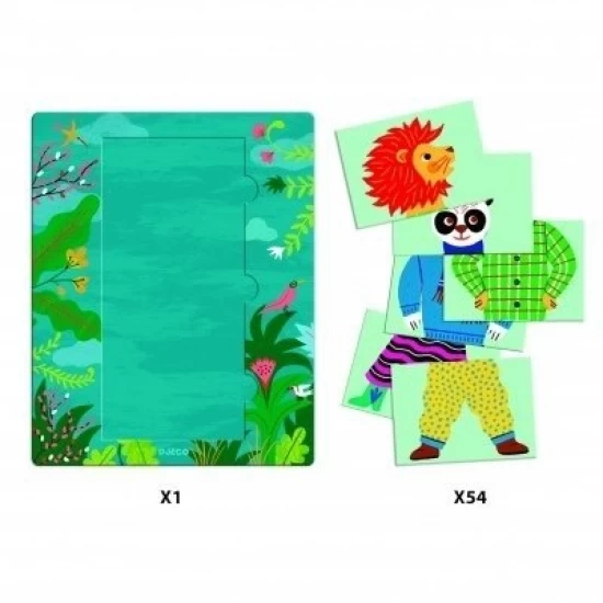 Joc educativ Eduludo Mix and Match Modanimo Djeco