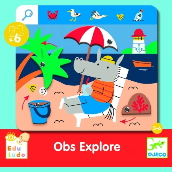 Joc educativ Eduludo Obs Explore Djeco