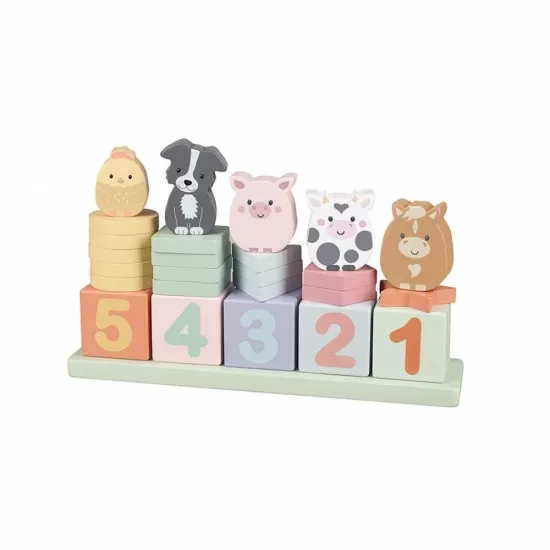 Joc Invata sa numeri cu animale de la ferma Orange Tree Toys Joc Invata sa numeri cu animale de la ferma Orange Tree Toys