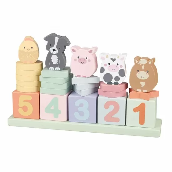 Joc Invata sa numeri cu animale de la ferma Orange Tree Toys Joc Invata sa numeri cu animale de la ferma Orange Tree Toys